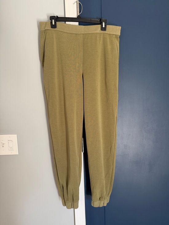 lululemon athletica Pants - lululemon athletica Olive-Style Green Track Joggers 12 euc softstreme